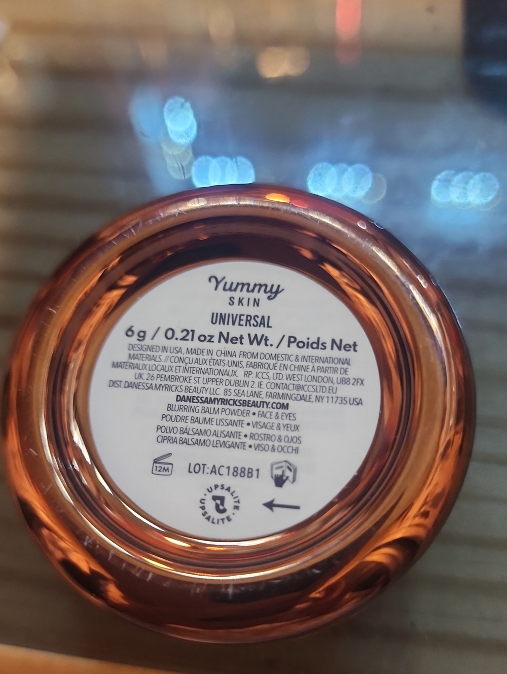 Yummy Skin Universal Balm - Shimmery Copper Case DANESSA MYRICKS
